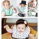 thumbnail image 3 of Waterproof Baby Bib for Baby Girl - Better Than Silicone, Wipe Clean and Washable - Toddler Bibs with Food Catcher-Black, 3 of 3