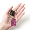 thumbnail image 5 of Naloa Orchids Flowers Print Keyfob with Split Key Ring and Print Labels, Key Labels Key Chain Tags, Luggage Tags, Car Key Chain Ring Keyfob Gift, 5 of 7
