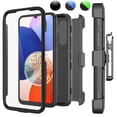 thumbnail image 1 of Takfox Samsung Galaxy A54 5G Belt Clip Holster Case with [Built in Screen Protecotr],Rugged Shockproof Heavy Duty Locking Swivel Holster Kickstand Hard Full Body Cover- Black, 1 of 7