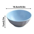 thumbnail image 3 of Large Wheat Straw Soup Bowl Microwave Dishwasher Safe Lightweight Non-Slip Dorm Kitchen Bowl for Ramen Cereal Stew College Campus Dining Instant Meals, 3 of 5