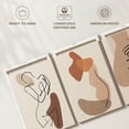 thumbnail image 6 of Elephant Stock Her Face And Body Wall Art - Horizontal Multi Panel Canvas - Living Room Wall Decor - People Multi Panel - Beige And Brown Decor - 32" x 15", 6 of 8