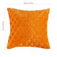 thumbnail image 3 of LSLXA Decorative Pillow Cover 17X17 Diamond Embossed Plush Square Throw Pillow Covers Couch Bed Small Pillow Solid Color Pillowcases, 3 of 4