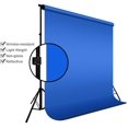 thumbnail image 2 of LS Photography WMT1175 Lightweight 6 ft X 9 ft Chromakey Fabric Backdrop, Blue, 2 of 5