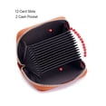 thumbnail image 2 of RFID Blocking Credit Card Holder Leather Credit Card Wallet Small Zipper Wallet for Women, 2 of 5