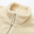 thumbnail image 6 of Vinsonshop Sherpa Jacket Women Fleece Zip Up Women Teddy Coat for Women Plush Jackets for Women Warm Jackets for Women Fleece Tops for Women Teddy Jacket Women White M, 6 of 8