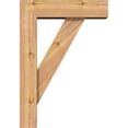 thumbnail image 3 of Ekena Millwork 5 1/2"W x 18"D x 26"H Traditional Block Smooth Bracket w/ Offset Brace, Western Red Cedar, 3 of 25