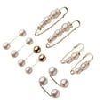 thumbnail image 1 of 10x moda mujer broche alfileres suéter chal Clips Set cintura seguridad alfileres ajustar DIY manualidades decoración para niñas adolescentes gemelos Zulema Pasador de cintura, 1 of 8