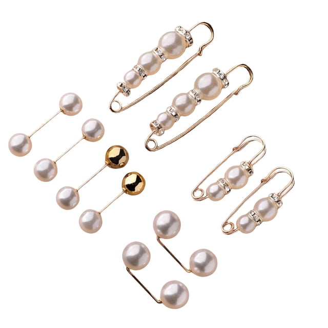 10x moda mujer broche alfileres suéter chal Clips Set cintura seguridad alfileres ajustar DIY manualidades decoración para niñas adolescentes gemelos Zulema Pasador de cintura