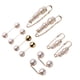 thumbnail image 1 of 10x moda mujer broche alfileres suéter chal Clips Set cintura seguridad alfileres ajustar DIY manualidades decoración para niñas adolescentes gemelos Zulema Pasador de cintura, 1 of 8
