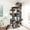 Grey, variant on Merrland 82" Multi-Level Large Cat Tree Tower for Indoor Kitties, Cat Furniture with Plush Condo Hammock Top Perch, Sisal Scratching Posts & Ramp, Leopard Print