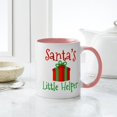 thumbnail image 4 of CafePress - Santa's Little Helper - 11 oz Ceramic Mug - Novelty Coffee Tea Cup, 4 of 4