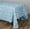 Blue, variant on BalsaCircle 90x132 White Satin Raised Rosettes Rectangle Tablecloth Wedding Party Dining Room Table Linens
