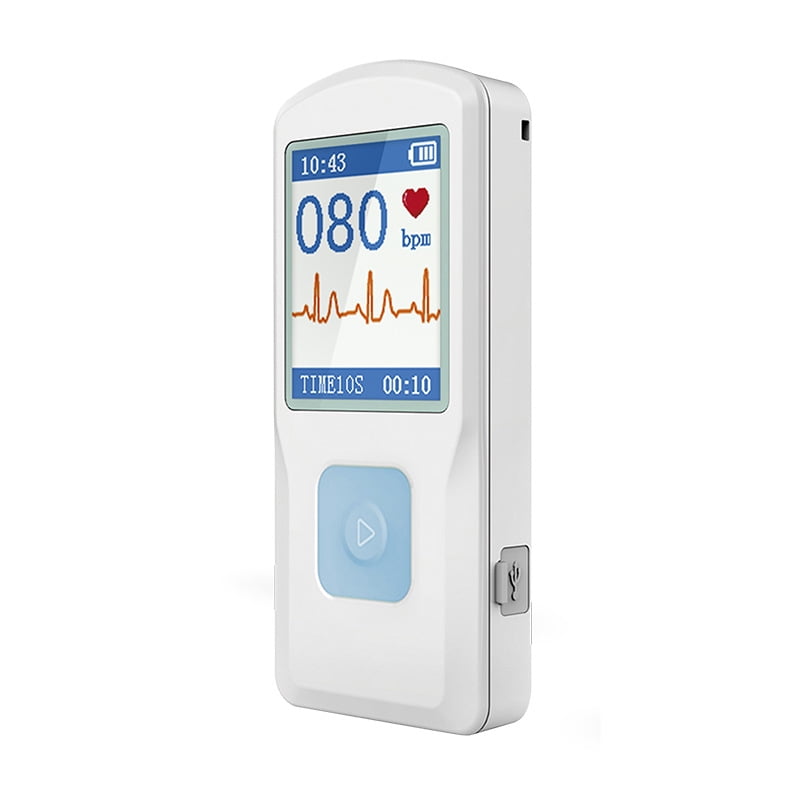 Portable ECG Monitor Wireless EKG Monitoring Devices with Heart Rate
