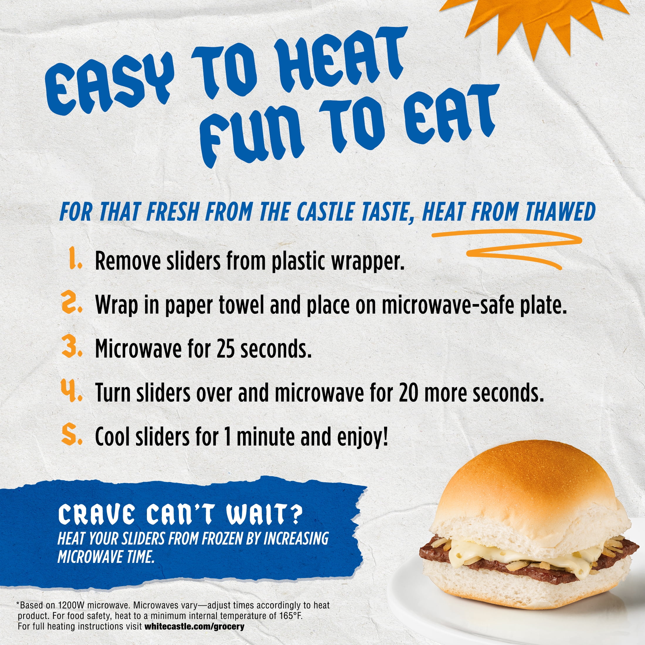 White Castle Jalapeno Cheese Sliders, 6Ct (3-2 Pks)