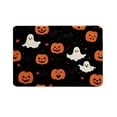 thumbnail image 2 of HomeKingdee Halloween Pumpkin Bath Mat Spooky Pumpkin Decor Bathroom Rugs, Halloween Party Favors Doormats Floor Mats Halloween Ghosts Non Slip Bath Rug, 2 of 6