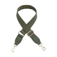 thumbnail image 2 of Wide Shoulder Strap with Metal Swivel Hooks Handle for Handbag Canvas Bag green, 2 of 6