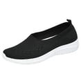 thumbnail image 3 of CAIXAI Wide Toe Box Shoes Women Adjustable Upper Womens Platform Sneakers Lightweight Closed Toe Slip on Walking Shoes Women Mesh Knitted Mary Jane Flats Hands-Free Sports Shoes, 3 of 7