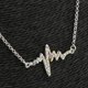 thumbnail image 4 of Collar Con Colgante en apariencia De Del Creativo Plateado / Dorado, Cadena Para Mujer, Joyería Decorativa, Para , 49cm -AB Color Yinane Collar colgante, 4 of 6