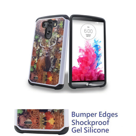 for LG G3 G3 PLUS D850 D851 G3Prime F460 Case Phone Case Hybrid Shockproof Edge Gel Scratch Shield Slim Bumper Cover Oh~