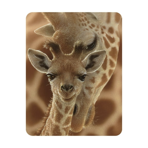 3D LiveLife Magnet - Newborn Giraffe Lenticular 3D Fridge Magnet by Deluxebase, Art by Collin Bogle