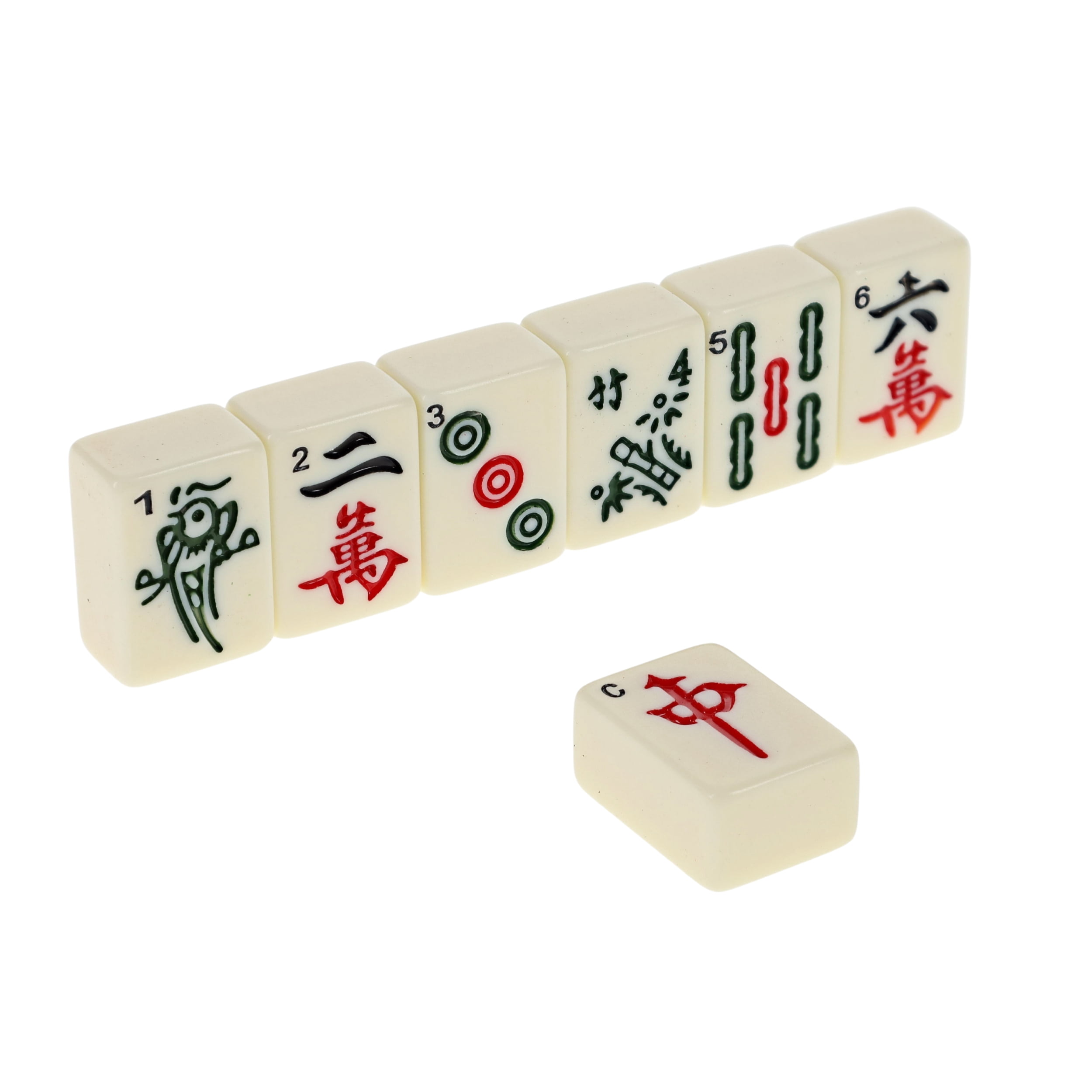 WE Games Traditional Chinese Mahjong Set Travel Size
