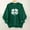 Shirts-613Green, variant on LEKWK Sweatshirts for Women Fleece Crewneck Long Sleeve St Patricks Day Shirt Graphic Sweatshirts Glitter Three Hearts Shamrock Festival Wear