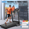 thumbnail image 4 of FYC Foldable Portable Treadmill for Home & Office, Compact Folding Treadmill 300 LBS Capacity, App Control, Small Space, 4 of 8