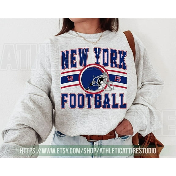 New York Gia.n Vintage Sweatshirt ,New York Football Crewneck, NY Giant Sweat, Fan Gift