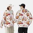 thumbnail image 4 of Rocae Watercolor Fall Breathable Sun Protection Hoodie Quick-Dry Lightweight Long Sleeve Hoodie Unisex Running Sports Shirt-XX-Large, 4 of 7