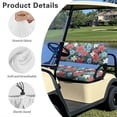 thumbnail image 6 of HUIACONG Flowers Comfort Golf Cart Seat Blanket and Towel, Breathable Easy to Install Comfortable Golf Cart Accessories for EZGO Club Car, 6 of 7