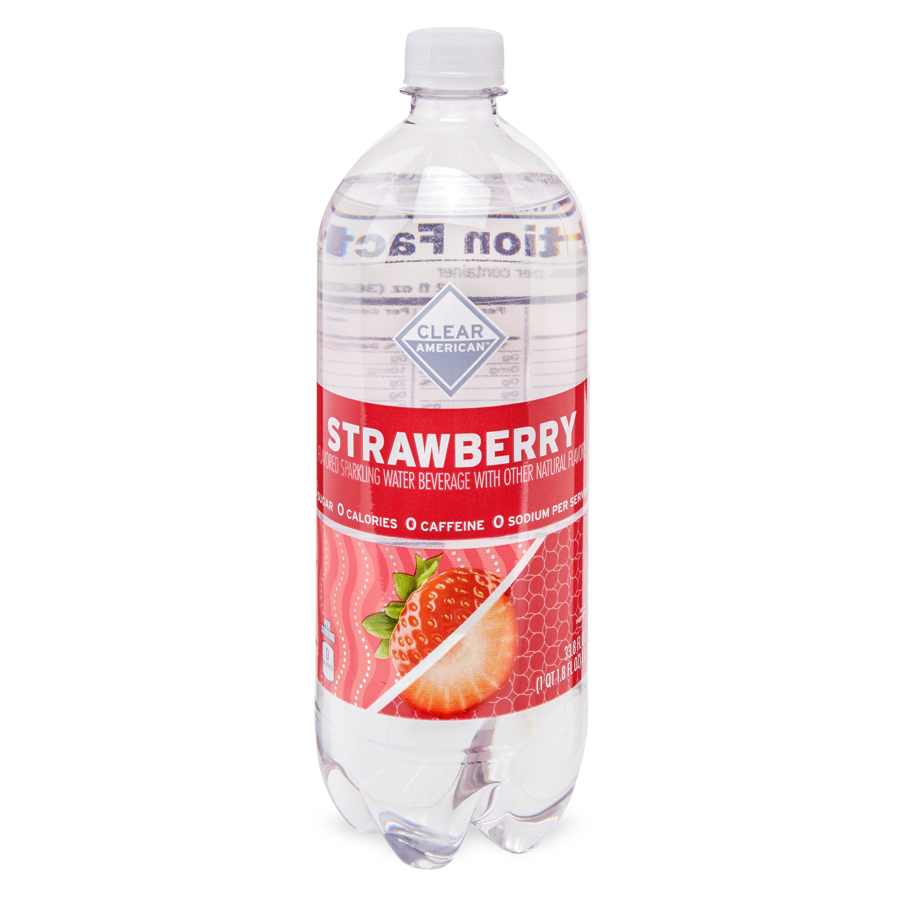 Clear American Sparkling Water, Strawberry, 33.8 Fl Oz - Walmart.com