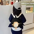 thumbnail image 2 of Adorable Monkey Plushie Backpack for Cute Cartoon School Bag Lightweight Bookbag Daily Outdoor Travel Back to School Supplies, 2 of 4