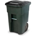 thumbnail image 3 of 48 Gallon Heavy Duty Trash Can with Wheels, Rolling Garbage Bin with Lid, Durable Outdoor Waste & Recycling Container, Green, 3 of 6