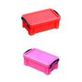 thumbnail image 1 of Caja de almacenamiento con pestillo de 2 piezas, caja sellada para alimentos, caja apilable, contenedor de alimentos BLESIY Estuche de almacenamiento con pestillo, 1 of 8