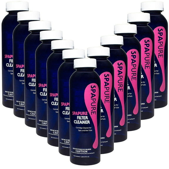 SpaPure Filter Cleaner 12 Pck Improve Filtration & Circulation in Spas & Hot Tub