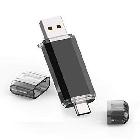Type C Flash Drive, 64GB 2 in 1 OTG USB C+ USB 3.0 Dual Drive Waterproof Memory Stick with Keychain Metal for Computer, MacBook,Google's Chromebook Pixel,Samsung Galaxy (TYPE-C64GB)
