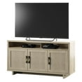 thumbnail image 7 of Twin Star Home TV Stand with Fabric Doors for TVs up to 60", Bishop Oak, 7 of 7