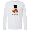 thumbnail image 3 of Inktastic Crushing It Nutcracker Long Sleeve T-Shirt, 3 of 5