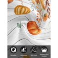 thumbnail image 7 of Fall Orange Green Pumpkins Cloth Napkins Set of 4 Reusable Dinner Napkins, Thanksgiving Maple Leaf Vintage Cocktail Napkin Washable Table Napkins for Wedding/Holiday Party/Baby Shower 20"x20", 7 of 7