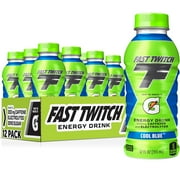 Fast Twitch by Gatorade Energy Drink, Cool Blue, 12 fl oz, 12 Count Bottles