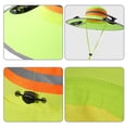 thumbnail image 3 of 1 Set Solar Fan Hard Hat Sun Shade, 2026 Outdoor Fishing Hat Sun Visor for Men Women, Construction Work Accessories Full Brim Mesh Sunshade with Reflective Strip, 3 of 6