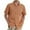 Orange, variant on Tungbrin Men's Big and Talls Button down Shirts Summer Lightweight Collared Short Sleeve Tops with Pocket Beachwear