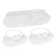 thumbnail image 4 of Paquete de 100 fundas desechables de nailon para barba para restaurante, cocina, panadería, barbería Blanco Sharpla Cubrebarbas desechables de nailon 100 piezas, 4 of 8