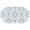 White-35, variant on Oval Waterproof Tablecloth Black Gold Baroque Reusable Indoor/Outdoor Durable Table Cover 60 Inch X 102 Inch