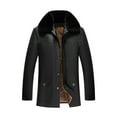 Elvqul Mens Jackets Clearance Under 10 Black Coat Fleece Comfortable