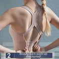 thumbnail image 4 of Sujetador deportivo de verano para niña, top de tubo a prueba de golpes, tirantes anchos para los hombros, ropa interior con espalda hermosa, 4 of 5