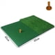 thumbnail image 4 of 2X Estera de Práctica de Golf Césped Artificial Nylon Hierba Tee de Goma Patio Trasero Estera de Golpe de Golf Al Aire Libre Almohadilla de Entrenamiento Duradera 40X60cm, 4 of 6