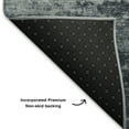 thumbnail image 5 of Addison Rugs Mayfield Premium Machine Washable Transitional Abstract Blue Rectangle Rug, 5' x 7'6", 5 of 6