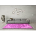 thumbnail image 3 of Ahgly Company Indoor Rectangle Medallion Pink Traditional Area Rugs, 5' x 7', 3 of 4