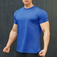 thumbnail image 4 of YLSDY Fashion Mens Bamboo Viscose T Shirt Ultra Soft Plain Tshirts for Men Cooling Crew Neck Casual Basic Tee Shirt Undershirt Blue XXXL, 4 of 5